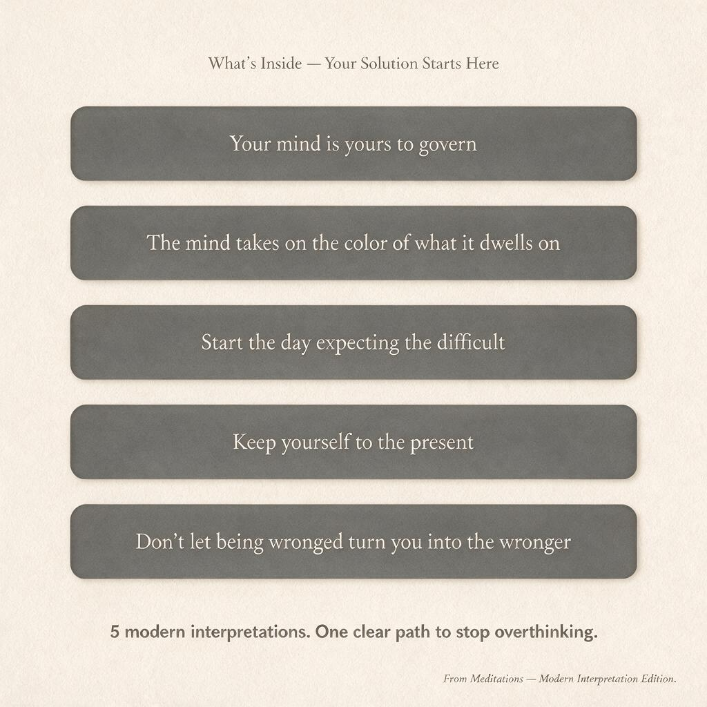 Meditations by Marcus Aurelius — Modern Interpretation | Stoicism eBook (PDF & EPUB)
