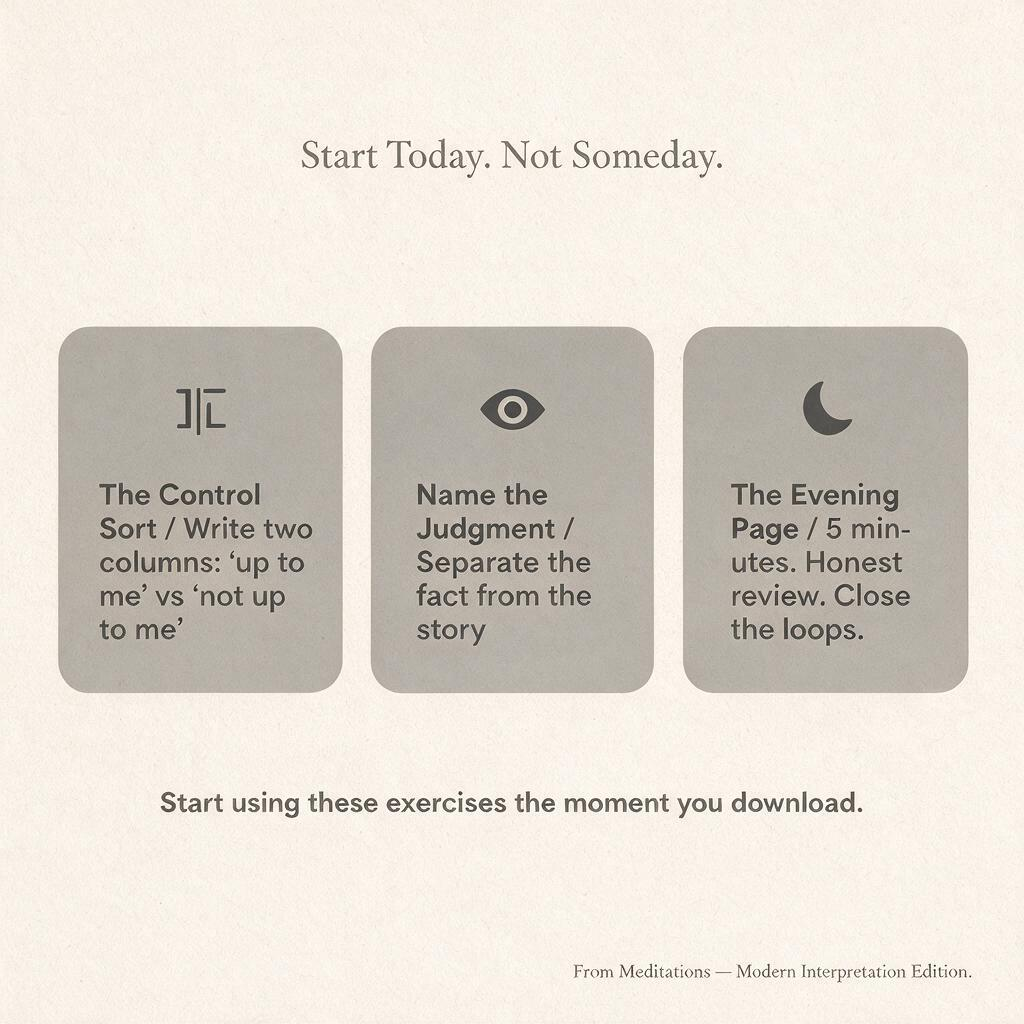 Meditations by Marcus Aurelius — Modern Interpretation | Stoicism eBook (PDF & EPUB)